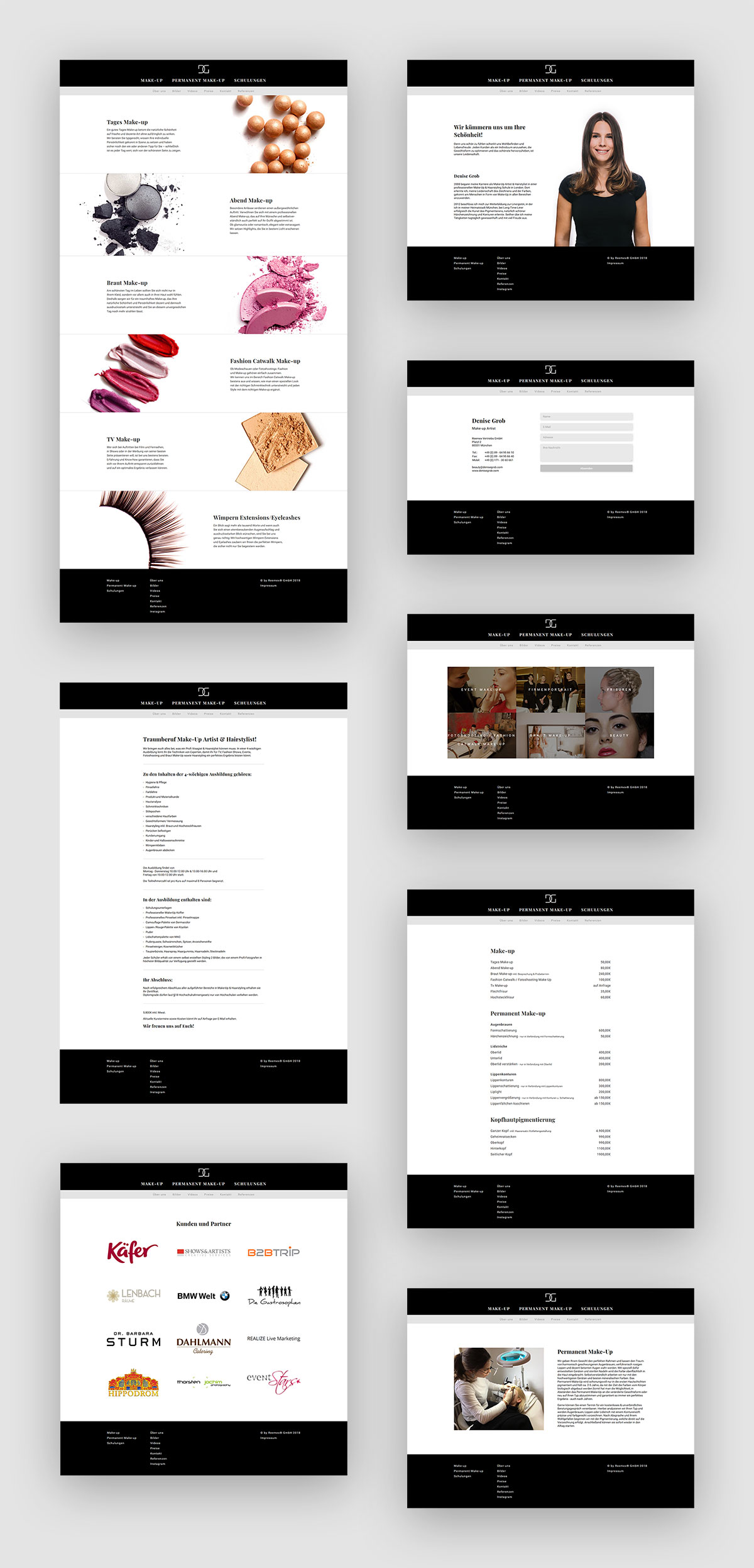 Webdesign Denise Grob - New Website